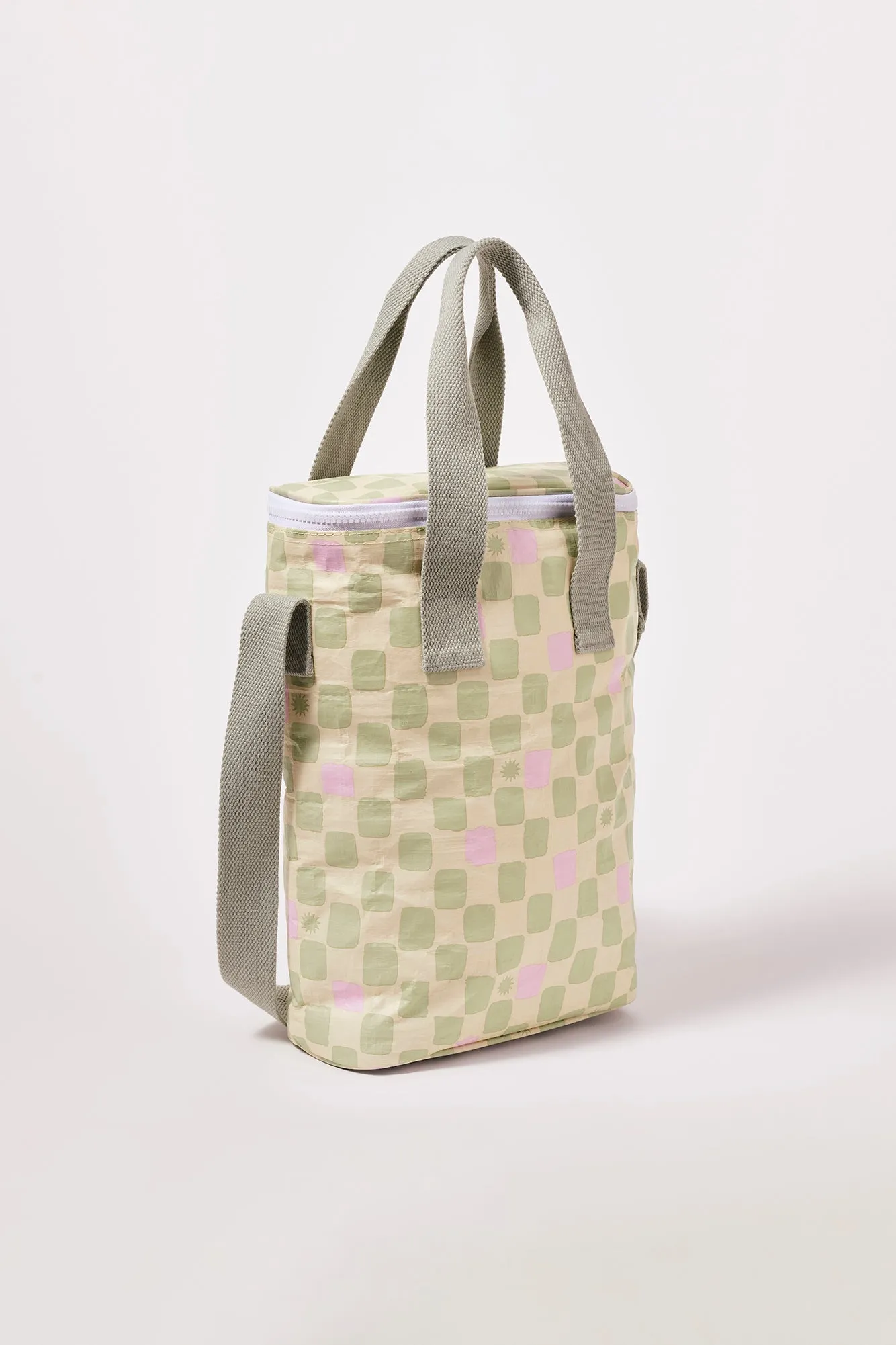 SUNNYLIFE Drinks Cooler Bag Checkerboard