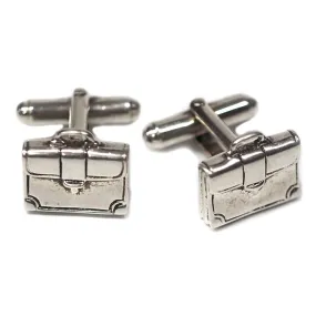 Tiffany & Co. Sterling Silver Attache Briefcase Cufflinks