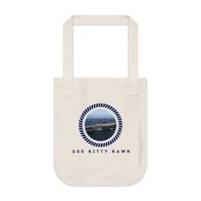 USS Kitty Hawk (CV-63) United States Ships POD Organic Canvas Tote Bag