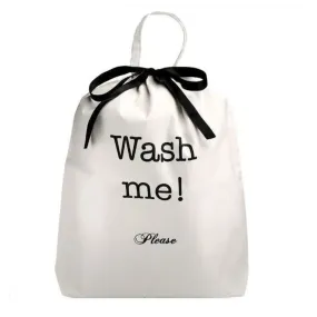 Wash Me Please Laundry Bag in Cream