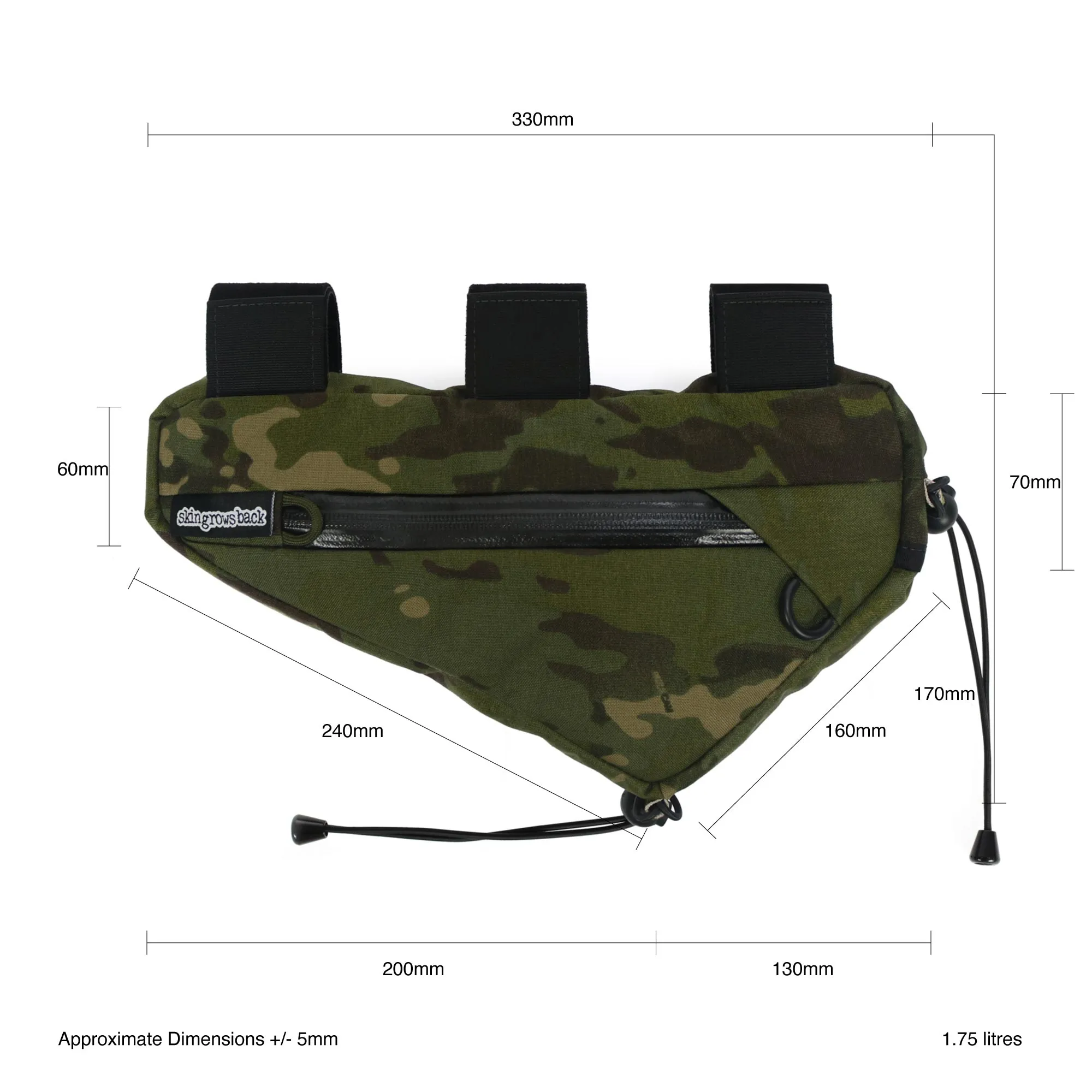 Wedge Frame Bag MultiCam Tropic