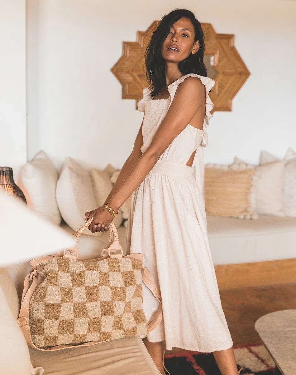 Weekender | Checkered Beige