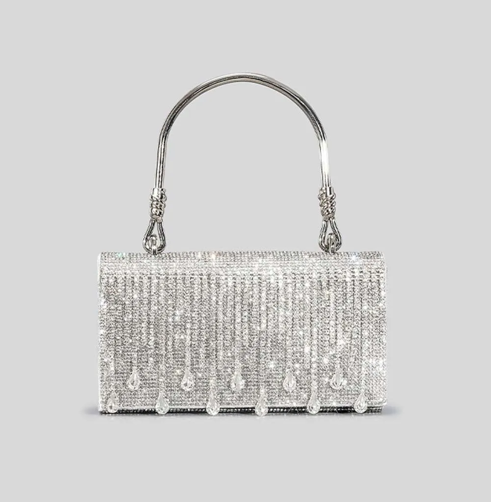 Winnal Crystal Tote Handle Bag