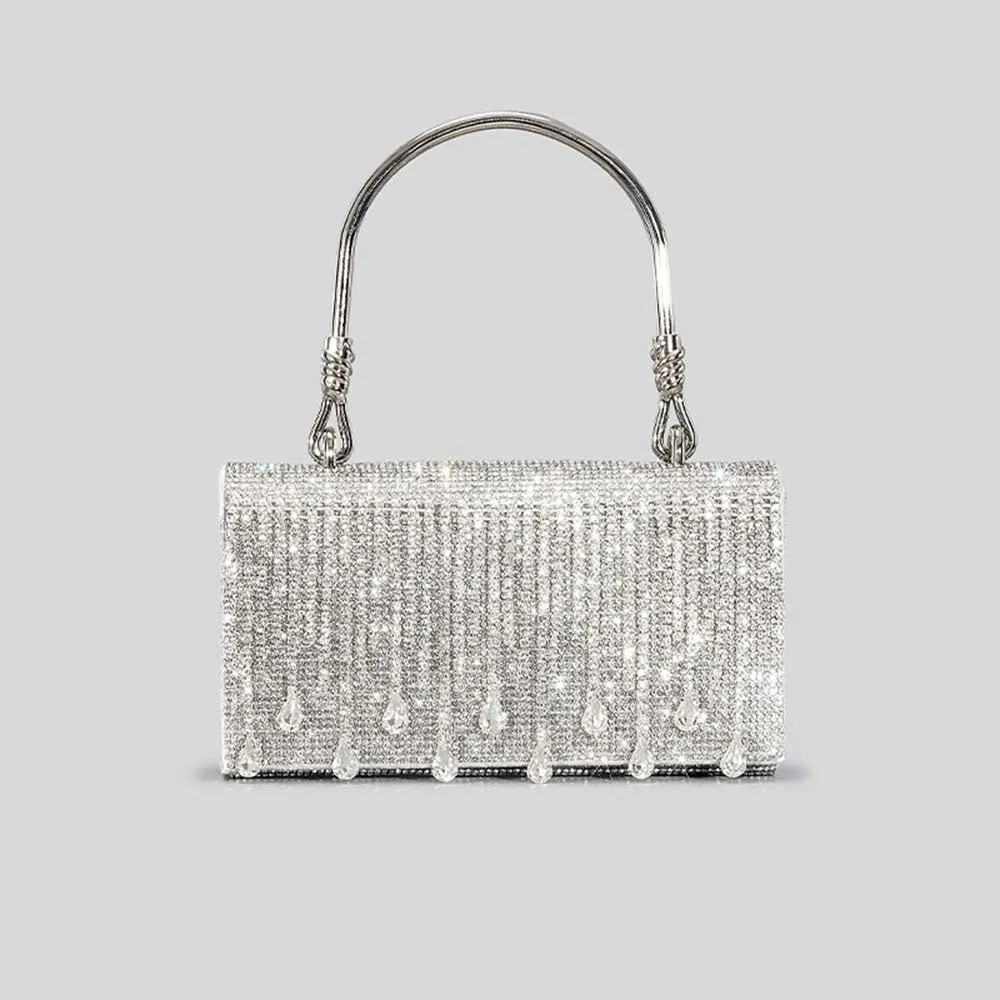 Winnal Crystal Tote Handle Bag