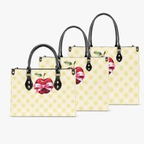 Women's Tote Bag - Rockabilly - Cherry Lemon Lge Plaid