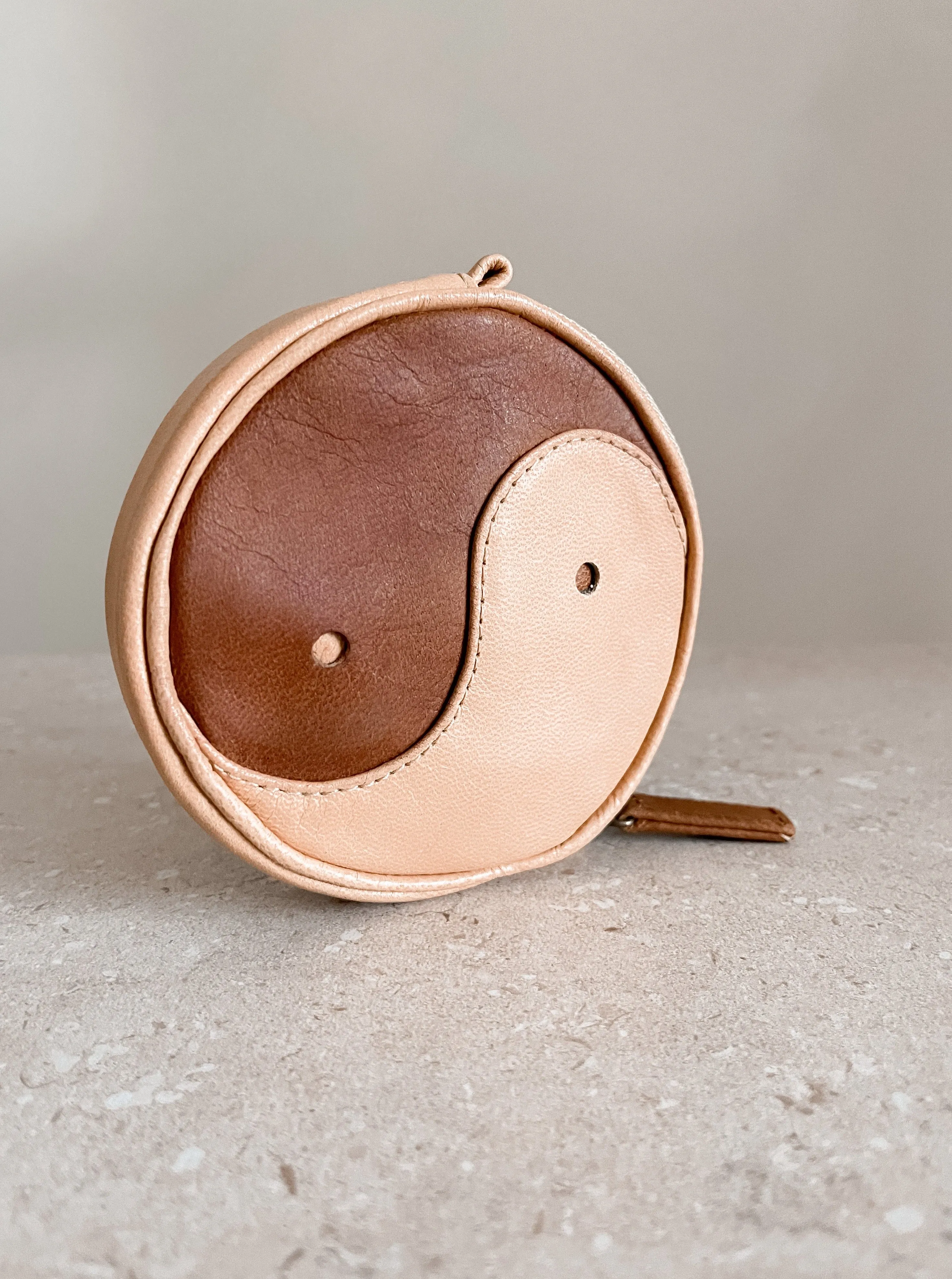 Yin Yang Coin Purse Choc