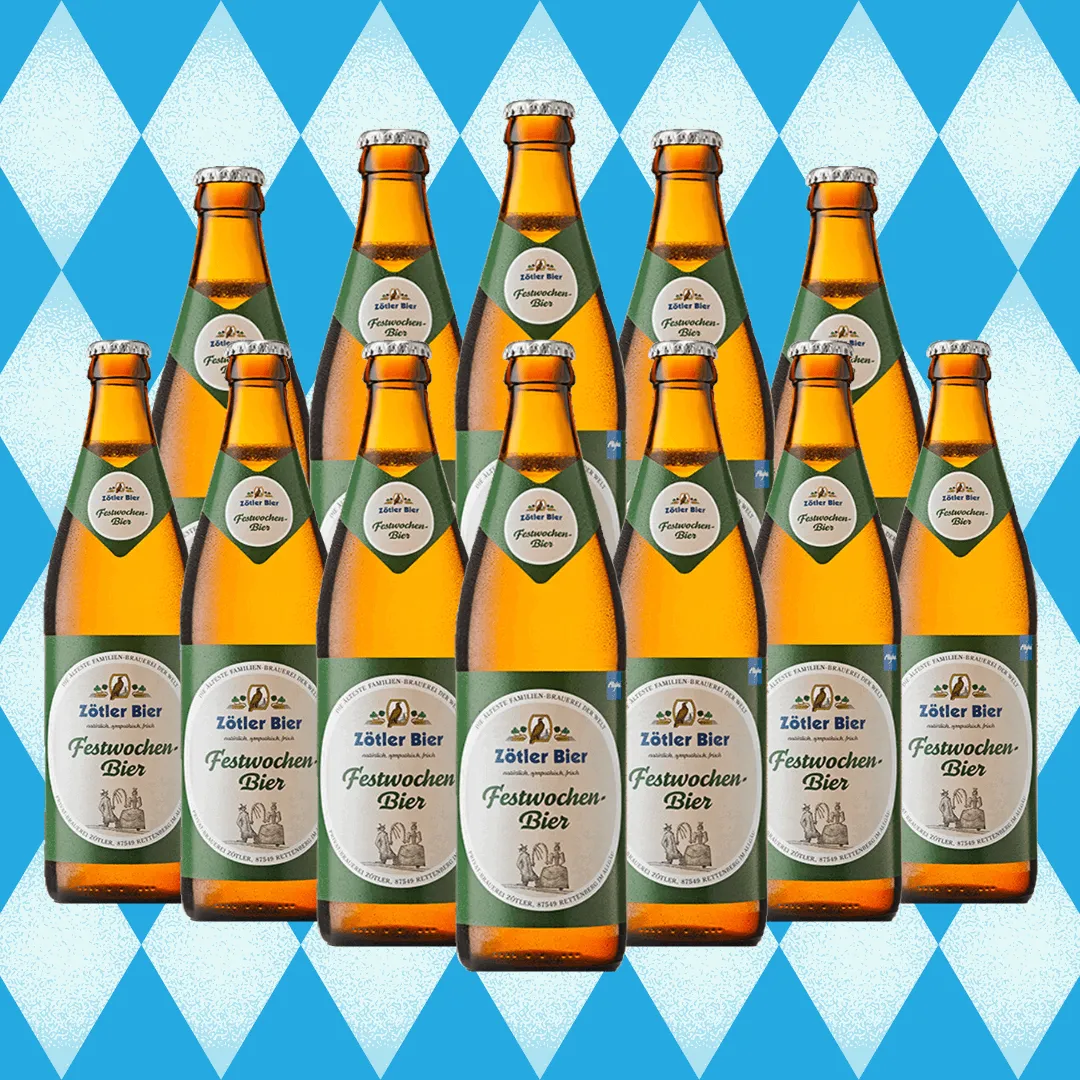 Zotler Festwochen Bier Festbier German Lager 500ml Bottles - 5.8% ABV (12 Pack)